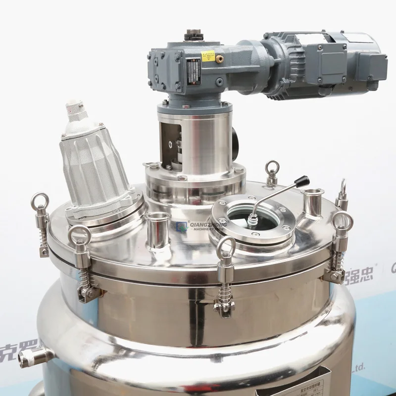
50l 100l 150l 500l vertical atmospheric food storage vessel ss316 stainless steel reaction vessel 
