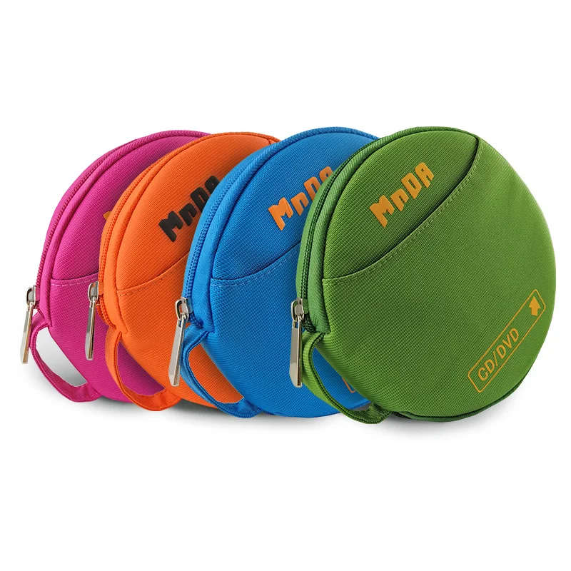 Polyester waterproof comfortable removable CD/DVD Case Disc wallet storage organizer travel bag