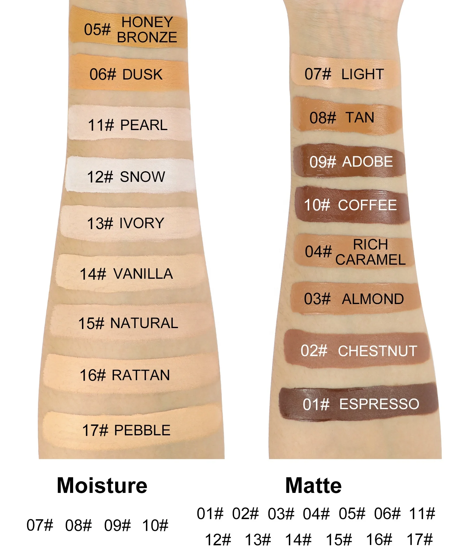 2021 New arrival waterproof whitening liquid foundation private label face shop foundation