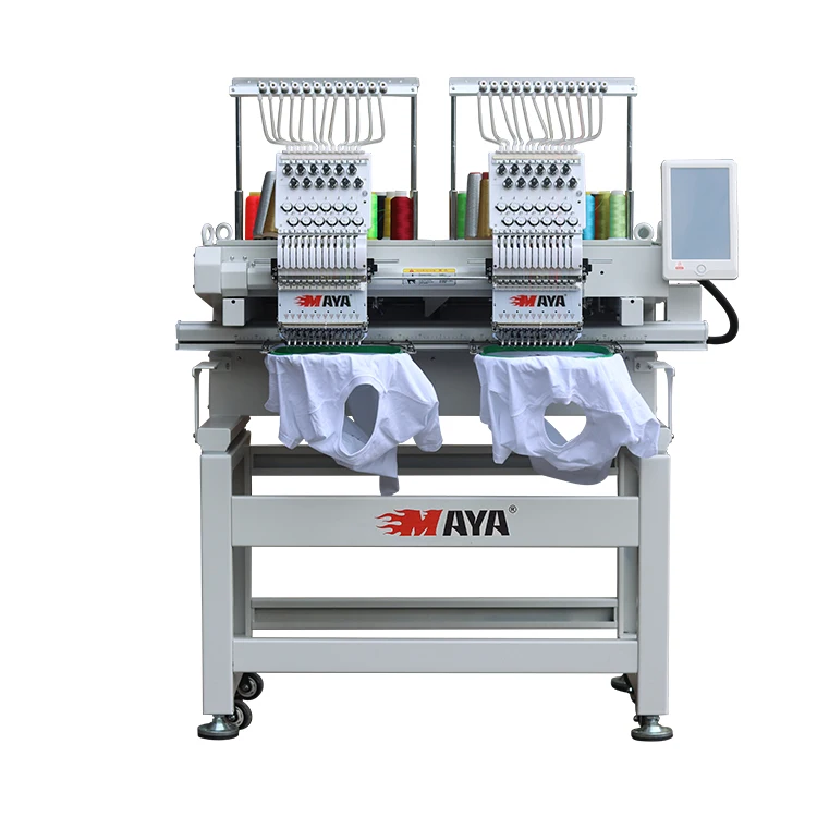 Professional Design Sequin Embroidery Machine Maya Double Head Embroidery Machine Tajima Computerized
