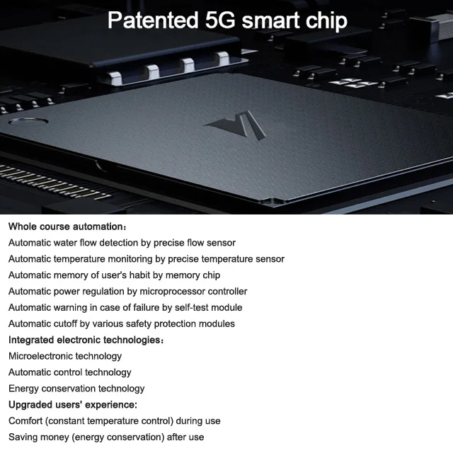 Высококачественный электронный контроль, длительный срок службы более 10 лет, без резервуара, для мгновенных горячих водоемов со светодиодным дисплеем температуры