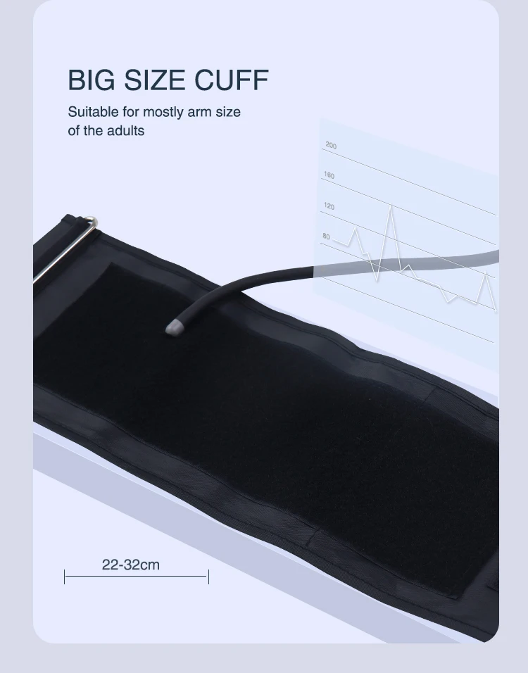 Factory Yonker large LCD Automatic Digital Smart sphygmomanometer Upper Arm meter blood pressure bp monitor