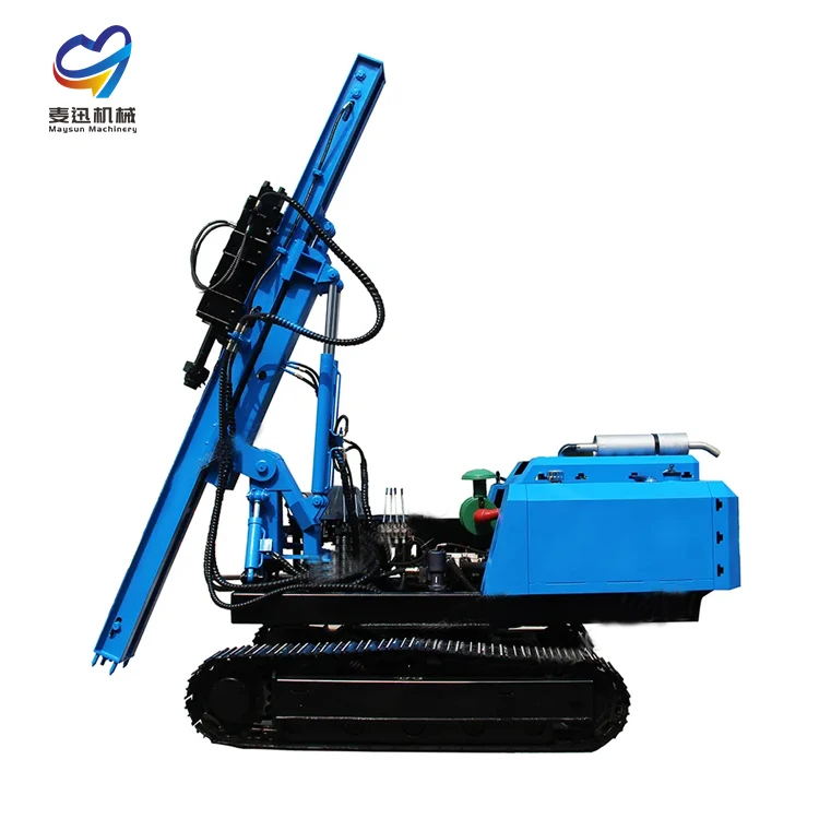 Highland power station lead hole equipment skid steer pile driver easy to operate and pile quickly