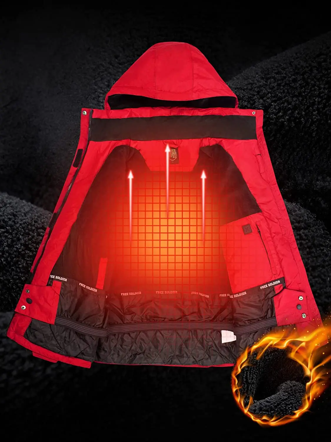 Custom Winter Eco-friendly Outdoor Sports Windproof Waterproof Snowboard Ski Suit Ski Jacket Women With Hood Full Seam Tape