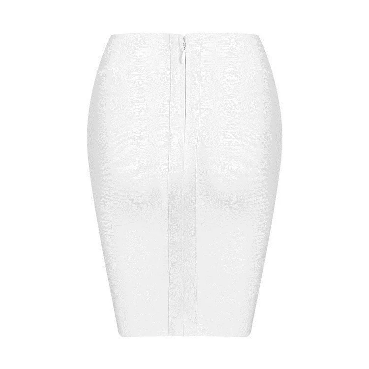 
D8674#Fashion 2021 summer sexy temperament bandage cover-ass half-length skirt 