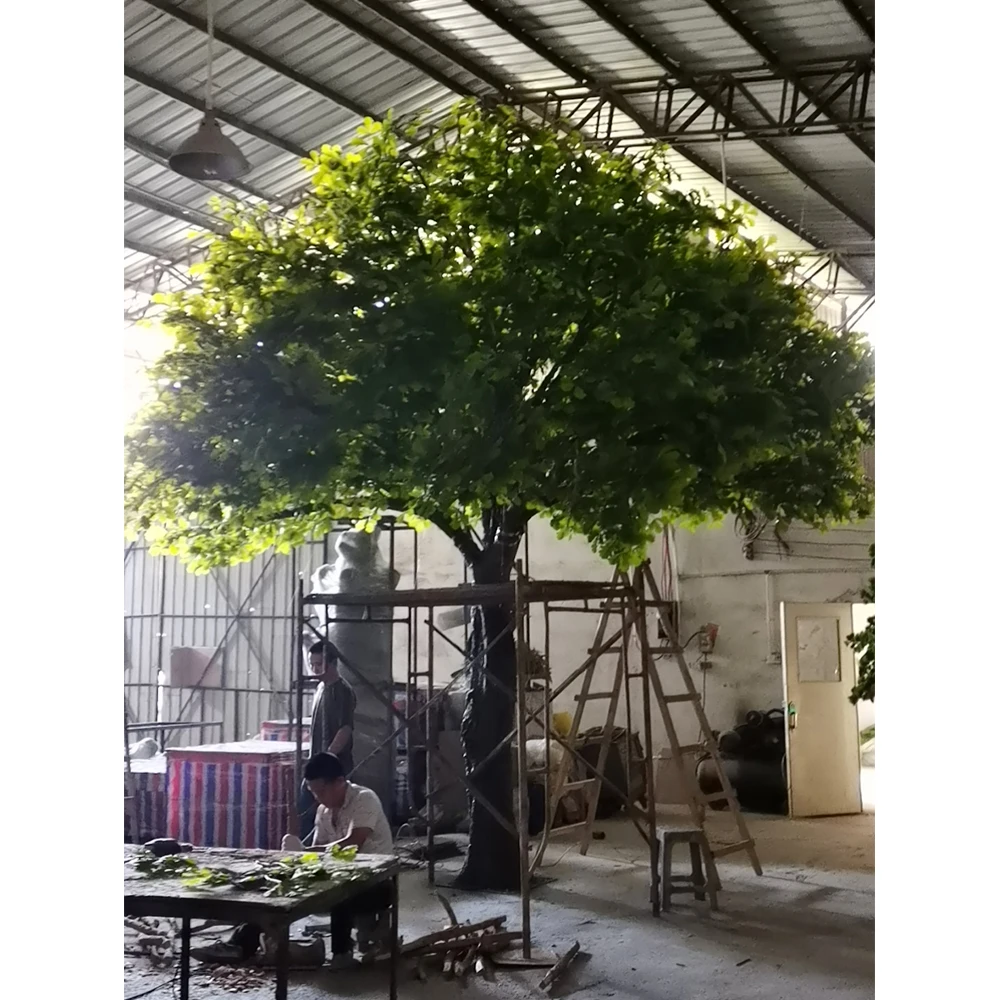 High Simulation Giant Anti Uv Indoor Outdoor Large Artificial Decorativeoak Tree Interior Fake Tree Decor