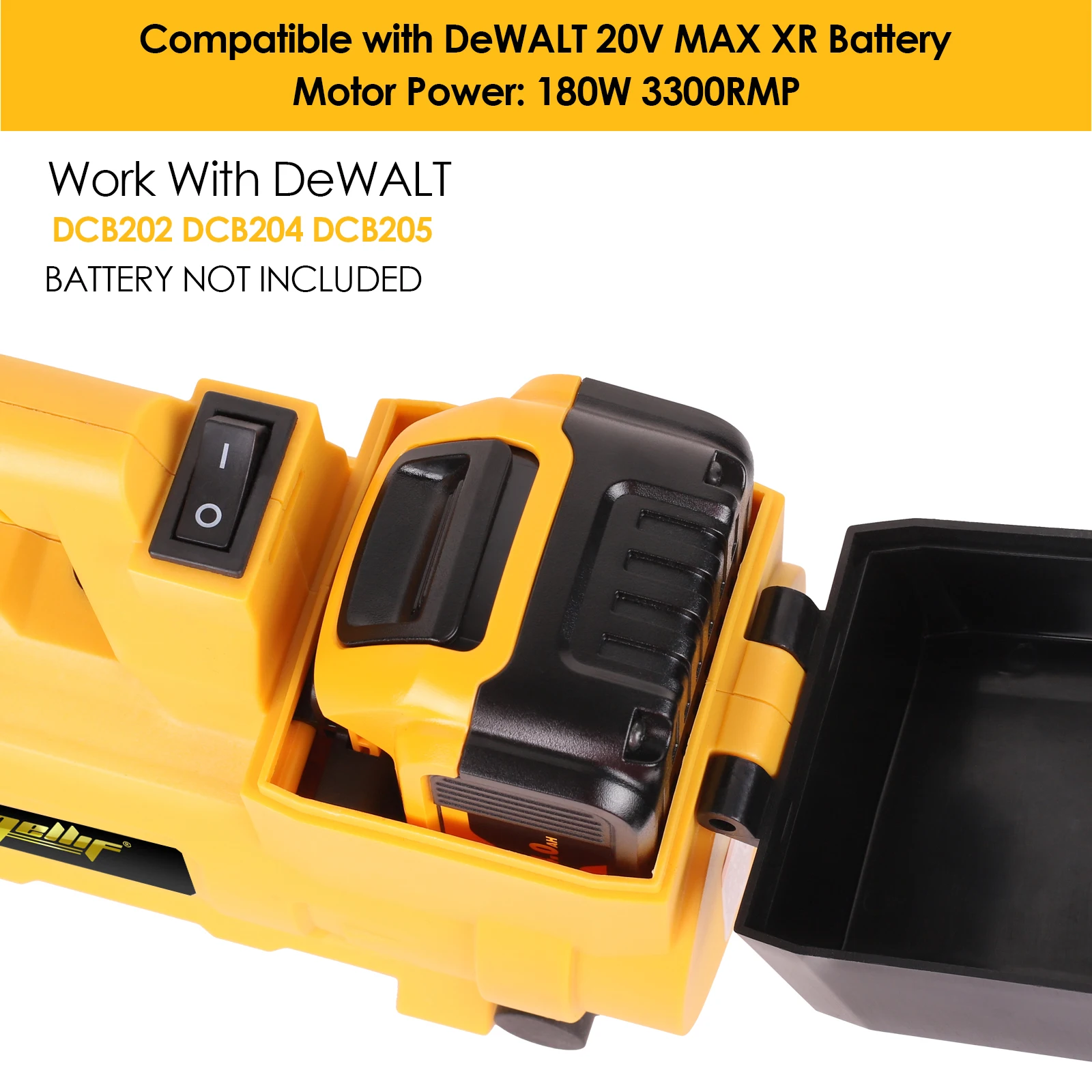 Беспроводной насос для перекачки Mellif аккумулятора Dewalt/Mellif 20 В (макс.) (без аккумулятора) портативный самовсасываю
