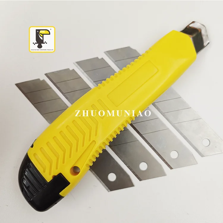 Cutter Knife Plastic ABS 18mm Quick-Change Blades Utility Knife Sliding Blade Knife