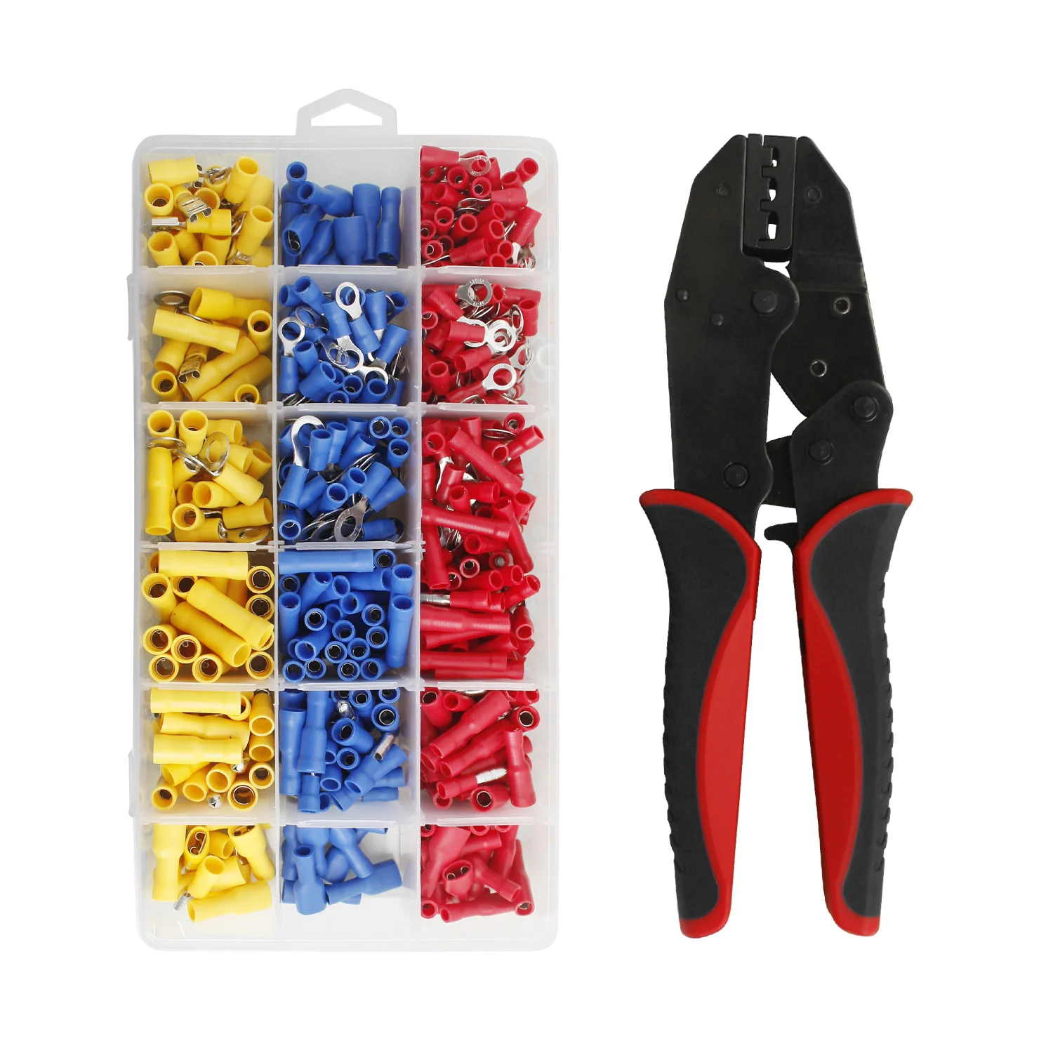 LEKON Cable Crimping Tool  Line Clamp High Quality Cable Crimping Tools TC-1 Hand Wire Crimping Tool WX-30J WX-125 KIT