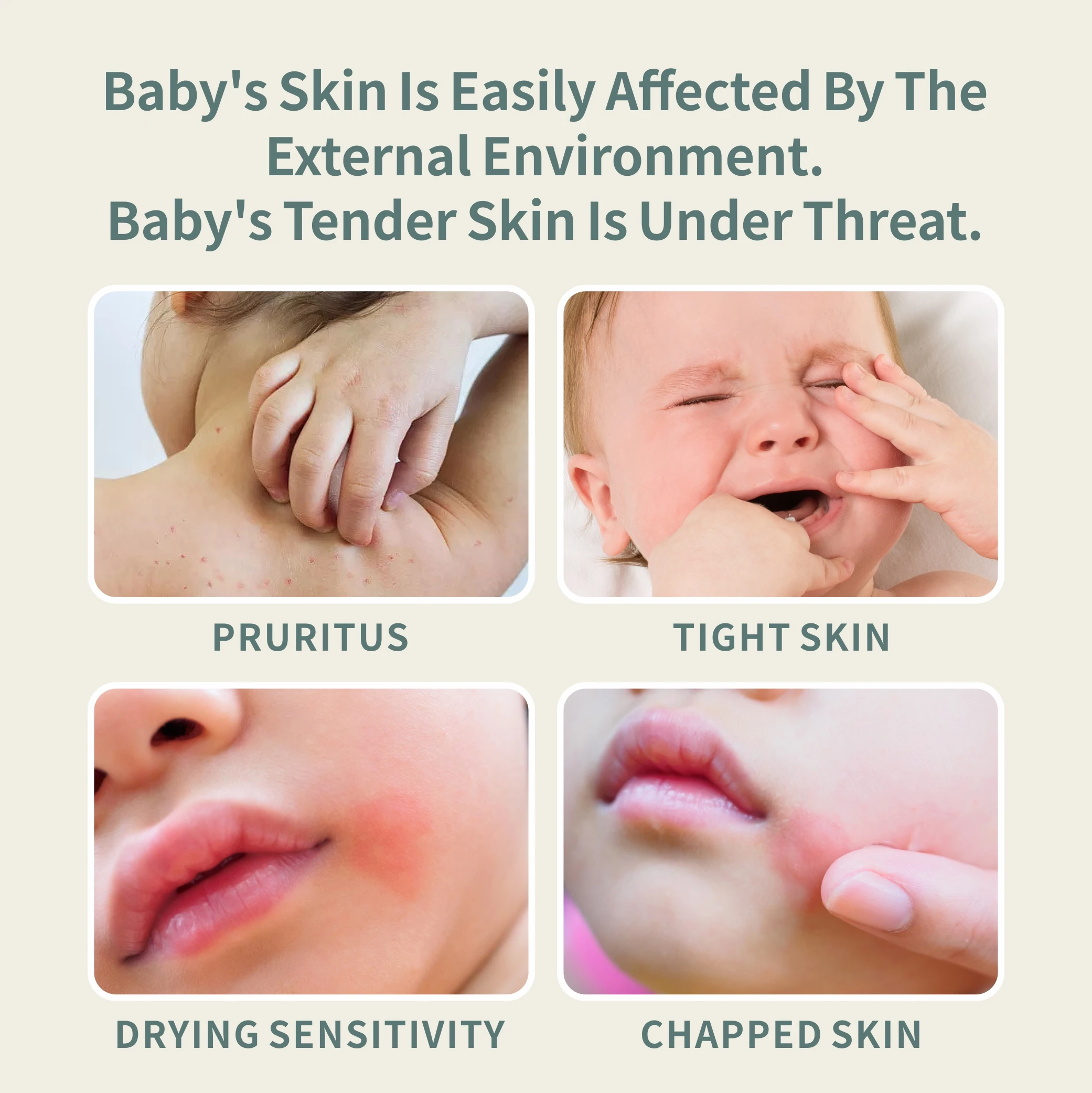 Plant Skin Care Natural Olive Shea Butter Gentle Moisturizing Baby Facial Crack Prevention Moisturizing Cream For Children