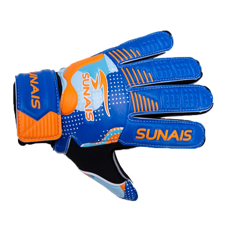 Wholesale Factory training Football Goalkeeper Gloves Comfortable Personality EVA Mesh Sponge Comfortable Professional Gloves