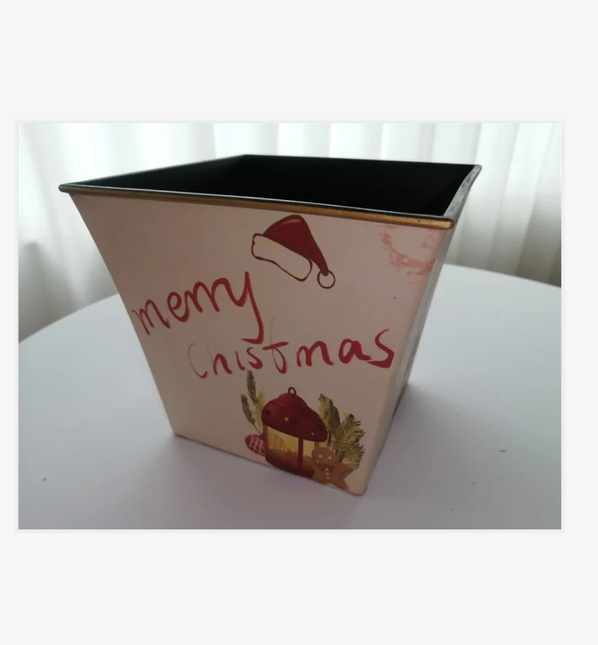 Wholesale Christmas Decoration Square Plants Planter Plastic Pots For Home