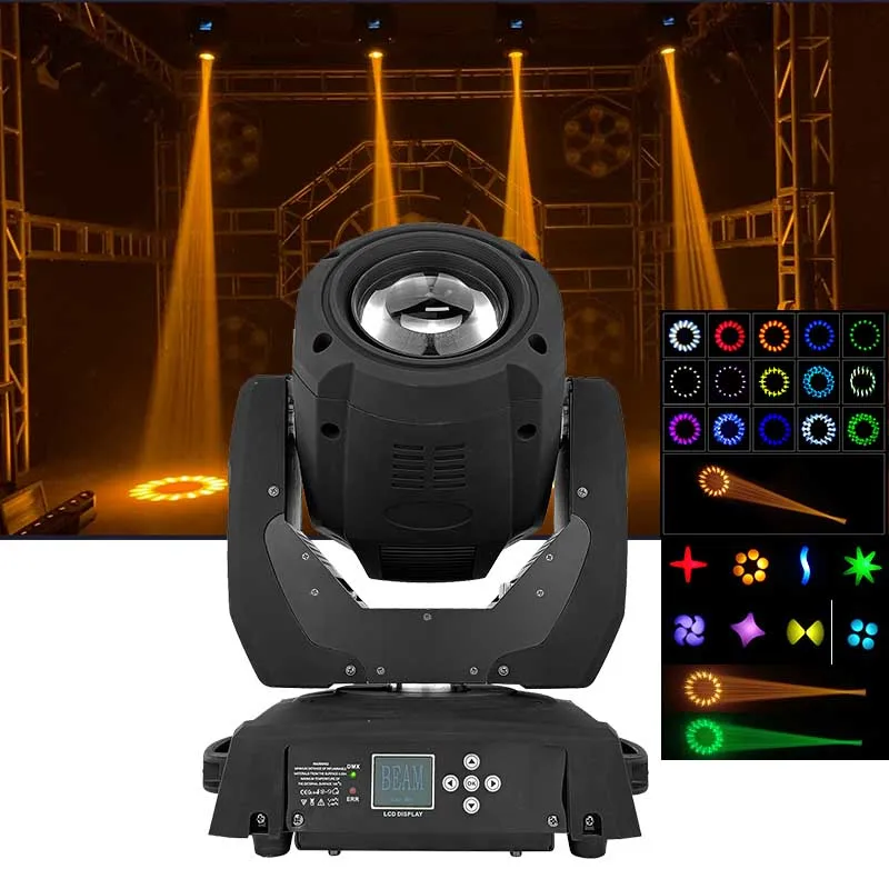 DMX Moving Head 230w 7r Moving Head Light Mini Beam Moving Head Light For Disco Dj Nightclub Stage Lights