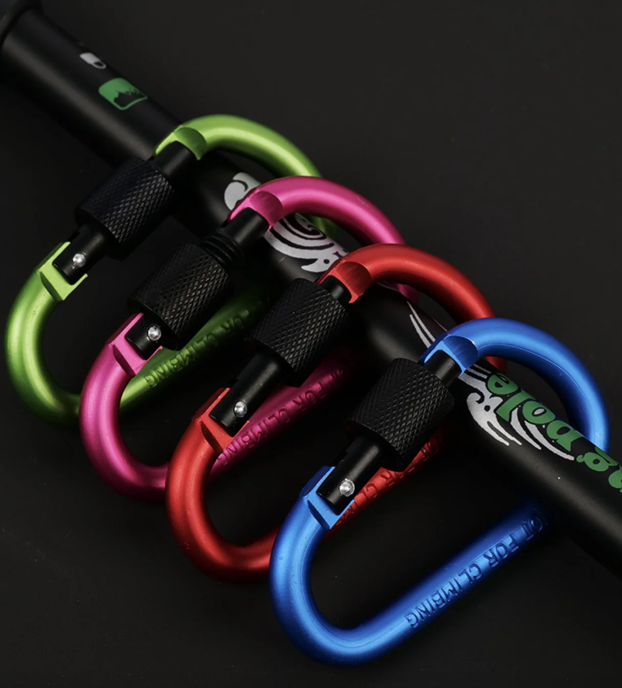 SOLO WILD Alloy Backpack Spring Buckle Hook Clasp Hook Safety Buckle For Camping Mountaineering