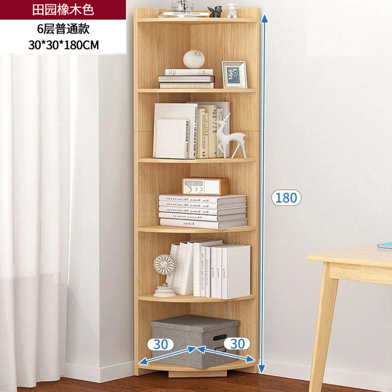 New Product Freestanding Shelving Unit Wooden Bookcase Cube Display Book Shelf 5-Tier Bookshelf