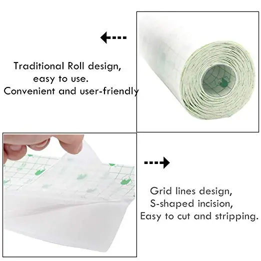 Hypoallergenic Transparent Wound Dressings Polyurethane Waterproof Transparent Wound Dressings Cover Roll