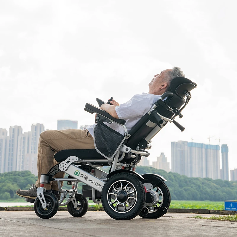 Airline Approved Lithium Battery Portable Electric Wheelchair Medical Supplies Folding Power Wheelchair