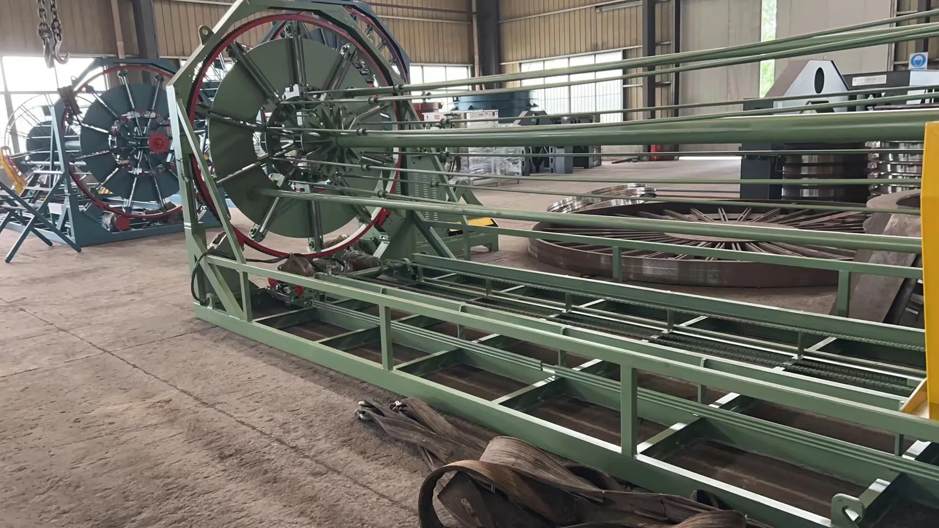 Amity automation concrete pipe steel wire cage welding machine hot sale for drain pipe