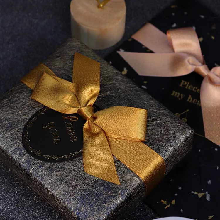 Linji high quality custom 3-38mm pink glitter gift ribbon for gift wrap