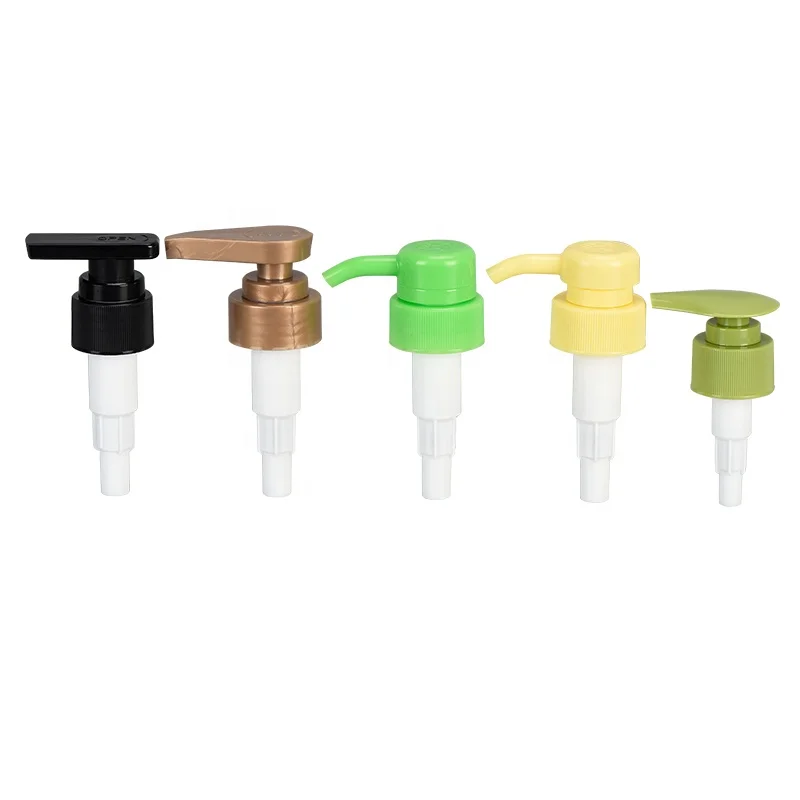 China wholesale 28mm 33mm custom color hand sanitizer gel lotion body cream hair mask plastic pump