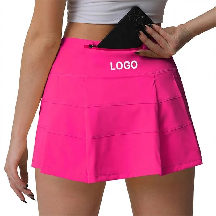 Best New Products Of Slim Fit Shorts Pink Ruffle Skort Tennis Pickleball Skirt
