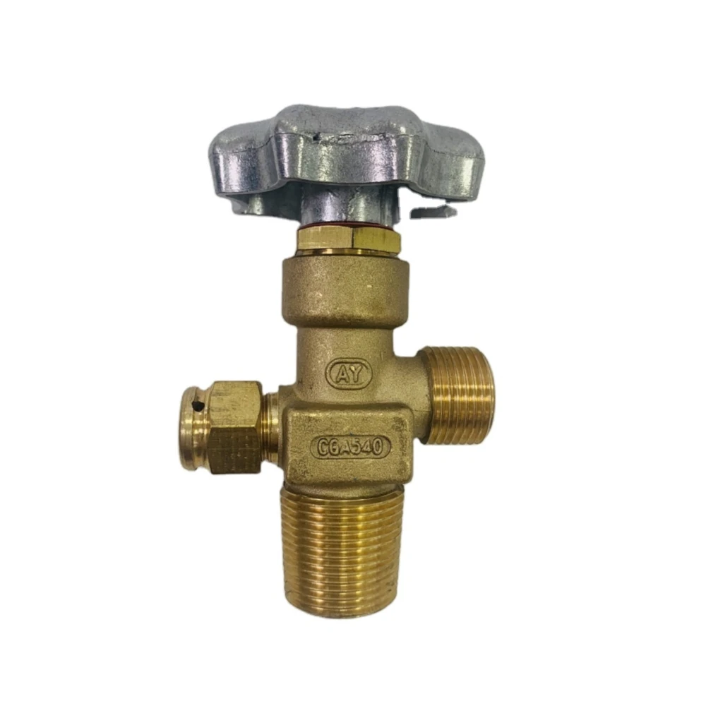 CGA540/QF-7B /QF-6A valve Oxygen Use and Steel Material hot sale factory supply helium gas cylinder