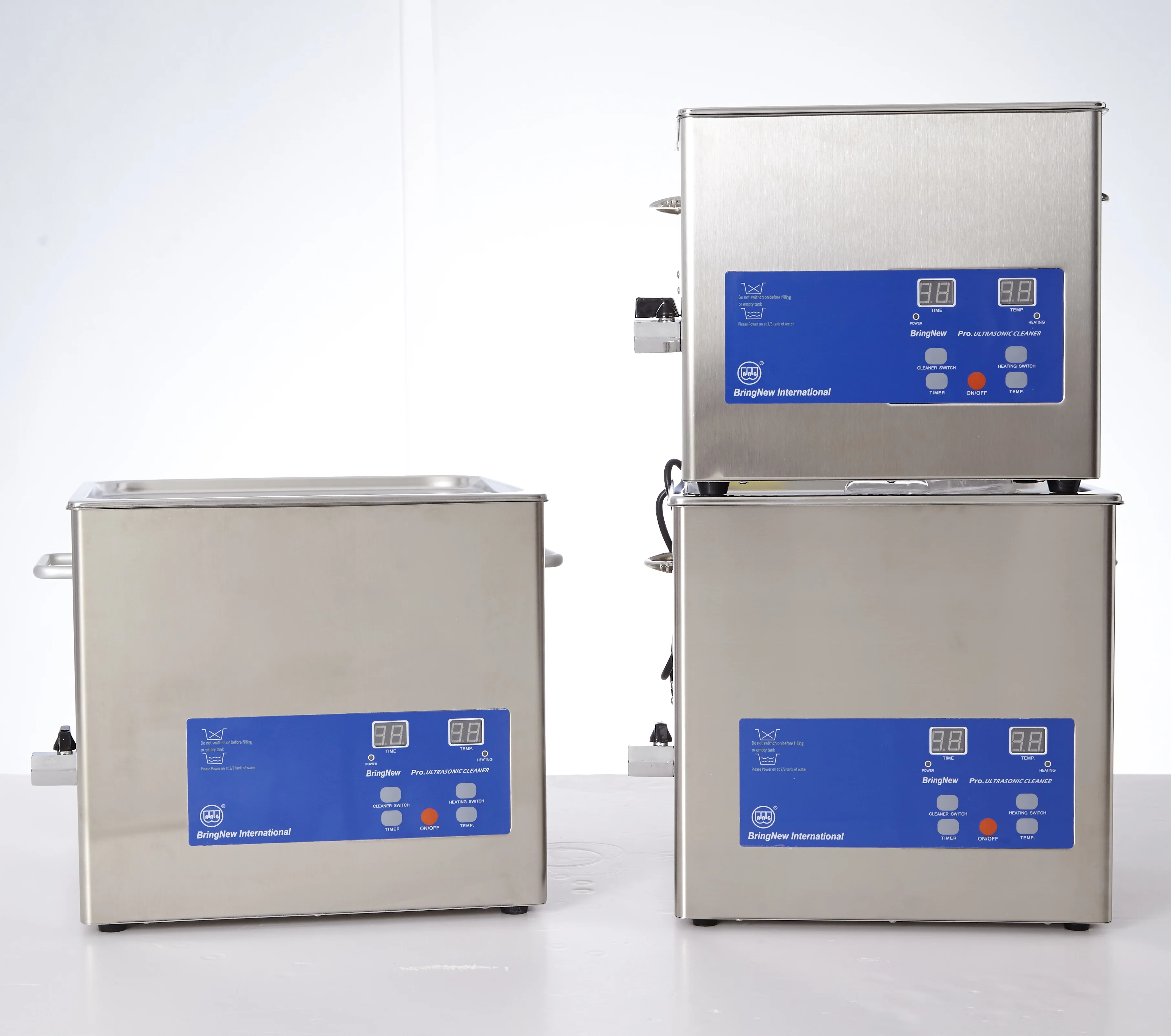 China Manufactory Industrial ultrasonic cleaner 10L Stainless Steel Ultrasonic Parts Cleaner Machine with Timer & Heater