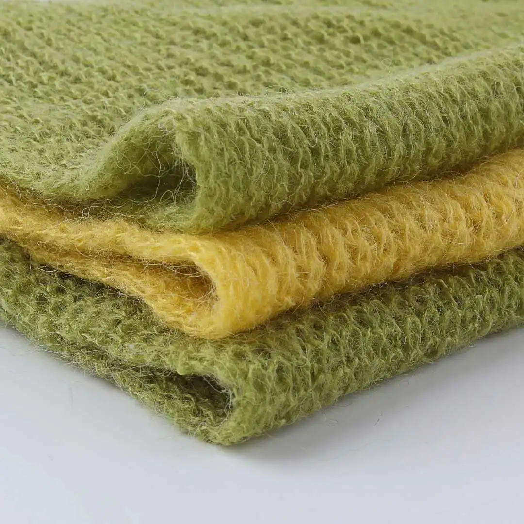 Hot Sale Product Chunky 1/13Nm 8% Kid Mohair 15% Wool Blended Yarns Wholesale For Knitting