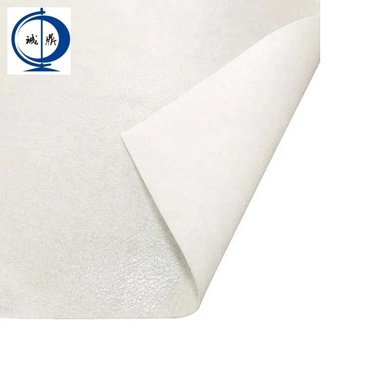 White 100% Polyester Floor Carpet Protection Cover Cloth Adhesive Felt Non Woven Fabric in Roll Painter Felt