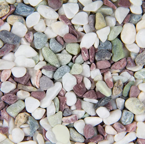 Новое поступление оптовая продажа натуральный разноцветный садовый декоративный камень