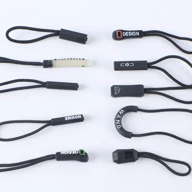 2023 New Custom logo Zipper Puller Garment Zipper Puller Slider Brand Logo
