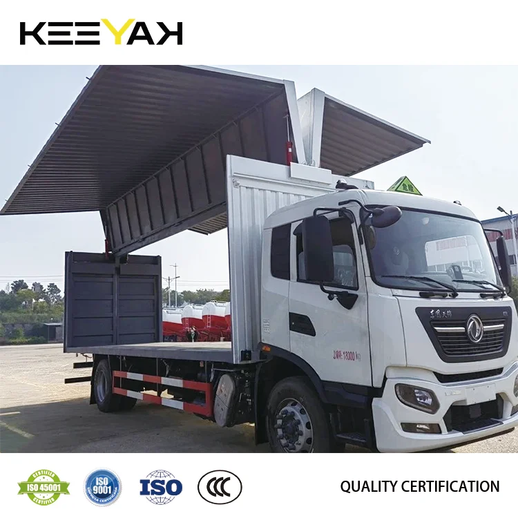 Китайский грузовой автомобиль Dongfeng doot с открытым крылом 4x2 6x4 евро 3/5 размах крыльев Фургон Грузовик напрямую завода