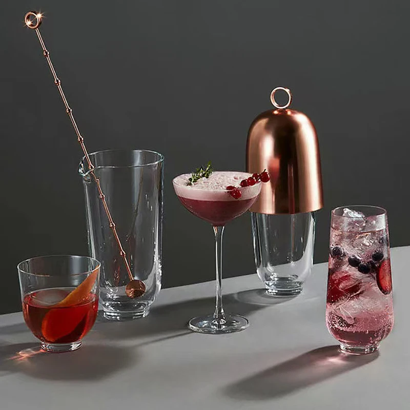 Antique Design High End Signature Vodka Hammered Bronze Cup for Bar Home Party Dining Venue