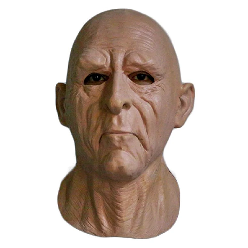 Hot Sale Wholesale High Quality Realistic Fancy Dress Realistic Halloween Elderly Latex Mask