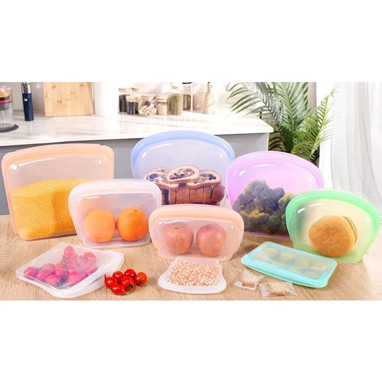 800 мл герметичные многоразовые силиконовые пакеты для хранения пищевых сэндвичей, силиконовые пакеты для грудного молока
