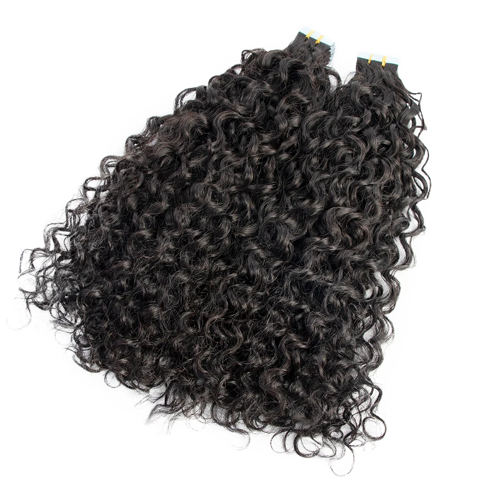 12A invisible tape in hair extensions 100 Raw virgin human hair extensions i tip u tip tape-ins hair double drawn 40pcs/set