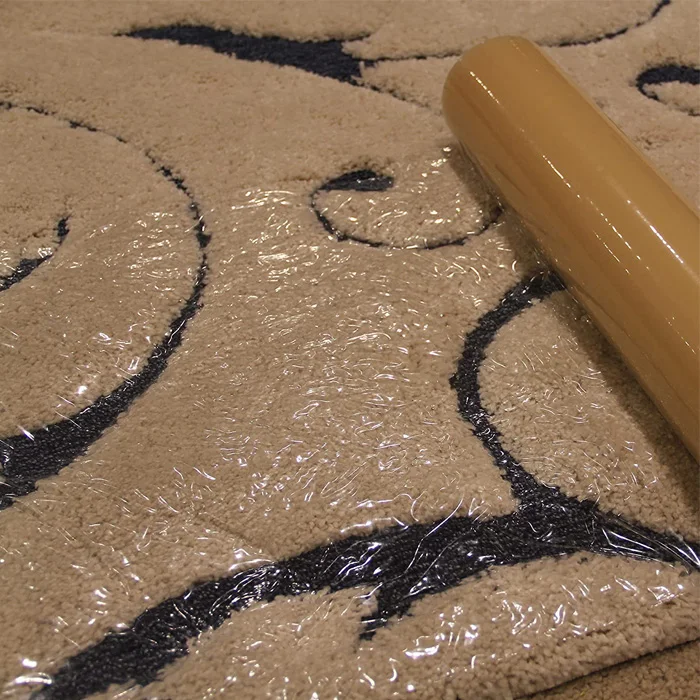 Customize wholesales pe plastic film rolls carpet floor protective pe tpu film