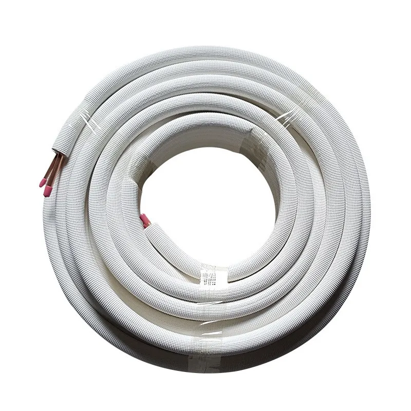 Кондиционер 3 м, пара катушечных труб, 1/4 '3/8', комплект проводов, запчасти для кондиционера, охлаждающая трубка, изолированная медная труба