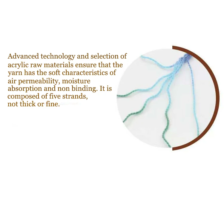 Markwin manufacturer rainbow cake 5ply 100%acrylic soft milk cotton yarn crochet customized for sweater import yarn