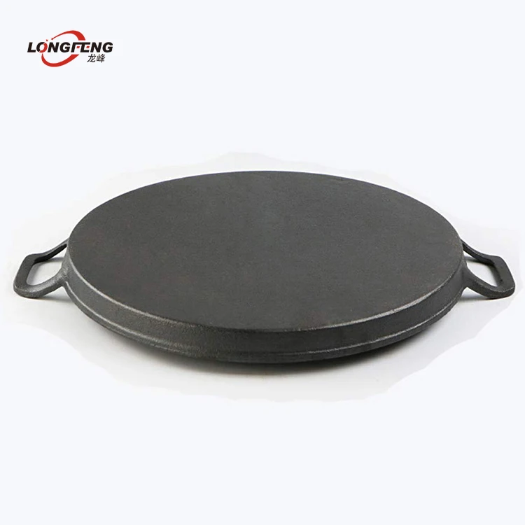 Pre-Seasoned Smokeless Cast Iron Cookware Grill Fry Pan Kitchen