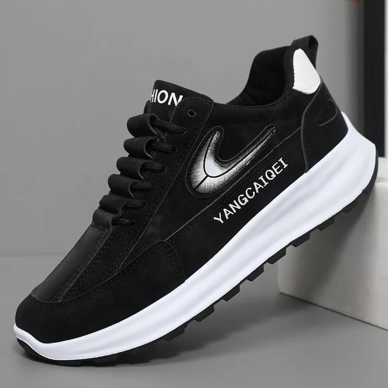 Hot selling casual strappy ankle scarp soft soled fabric shoes fitness walking shoes for men