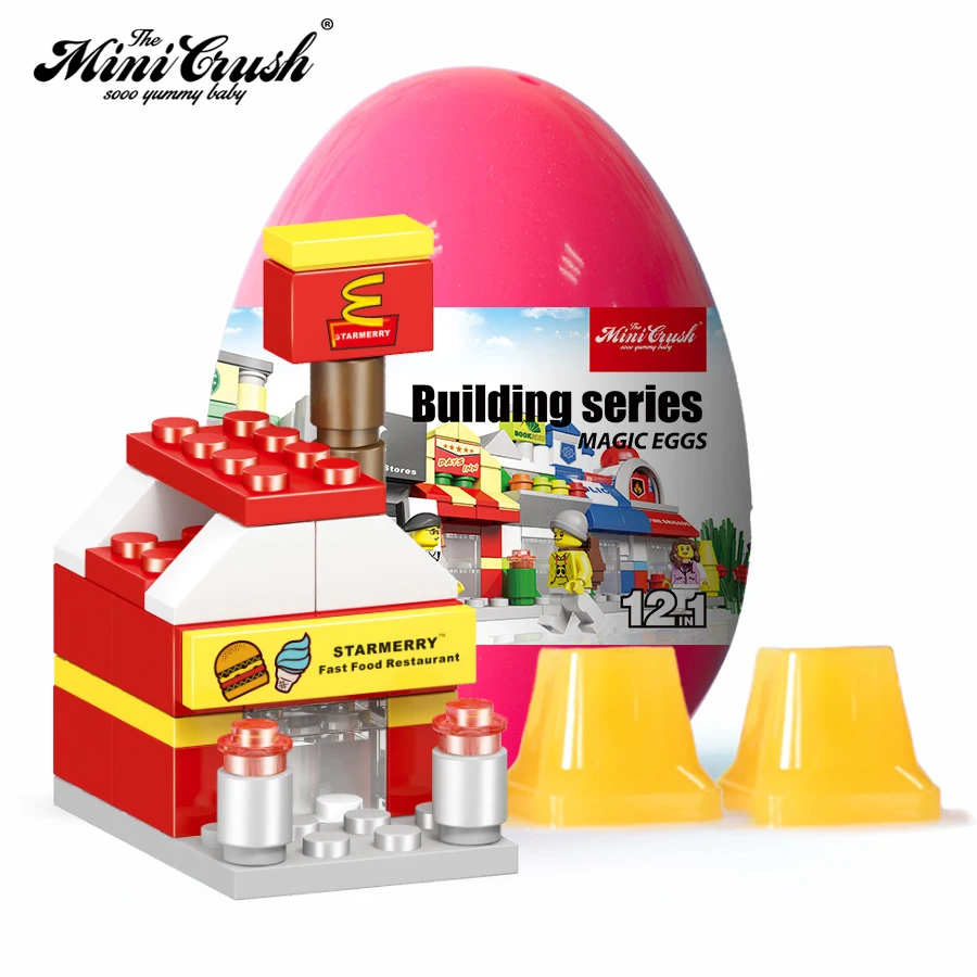 Lovely Toy Children Surprise Carton Egg Toys For Kids