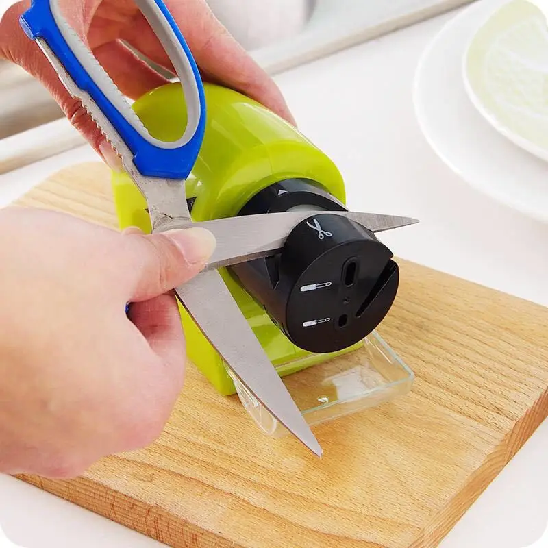 Wholesale OEM Electric quickly Kitchen multi-functional fast sharpening stone automatic knife sharpener