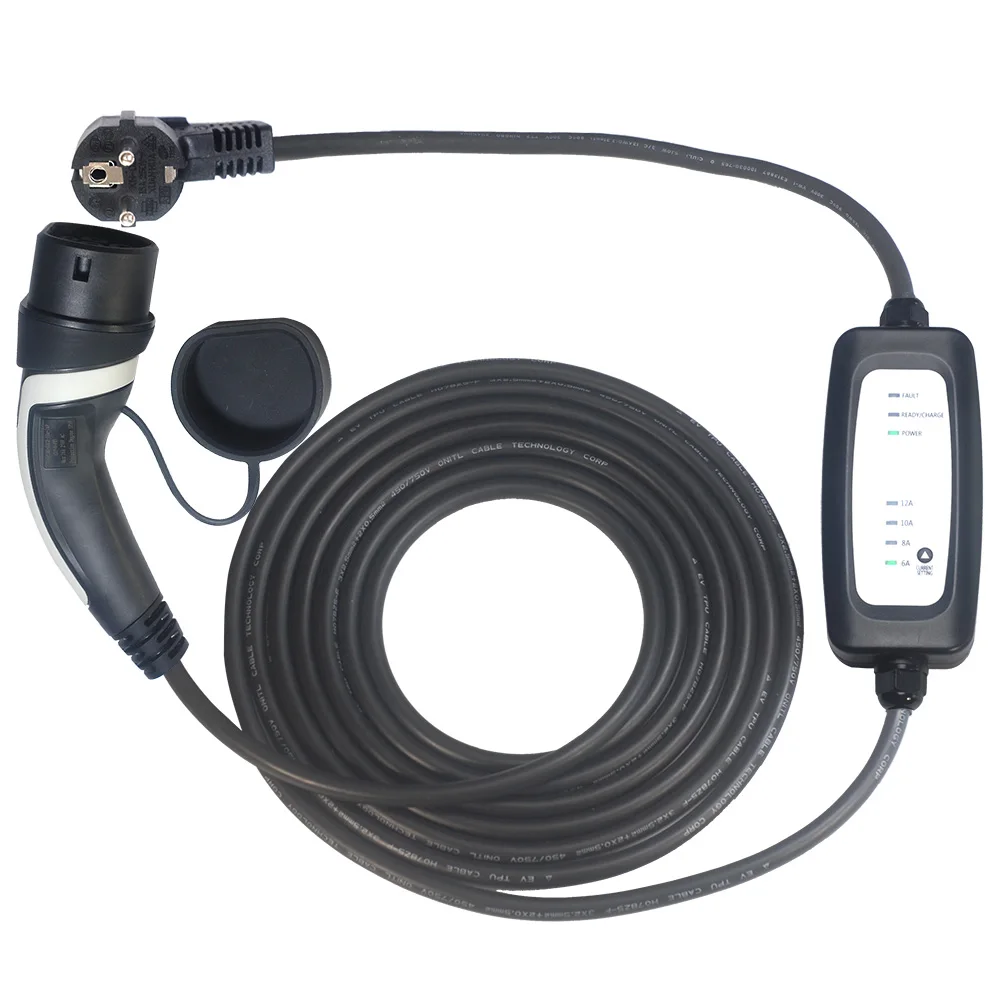 
Cost Effective 16A 3.8Kw Ev Type 2 Charger Connector Electric Vehicle Charging Cable 