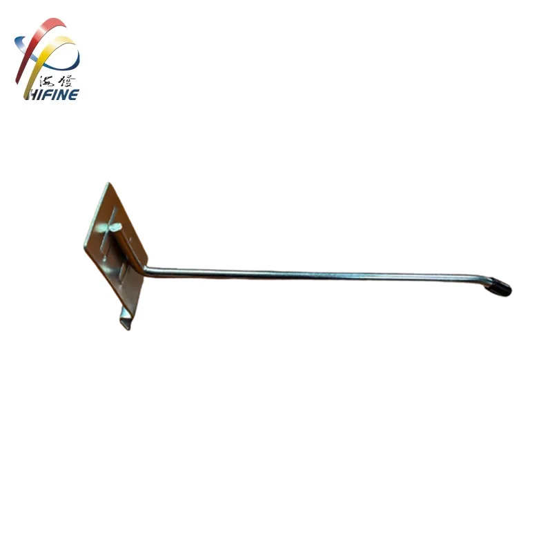 
Popular Slatwall Display Hook Matal Zinc Plated for Super Market Hot Sale Steel Hooks 