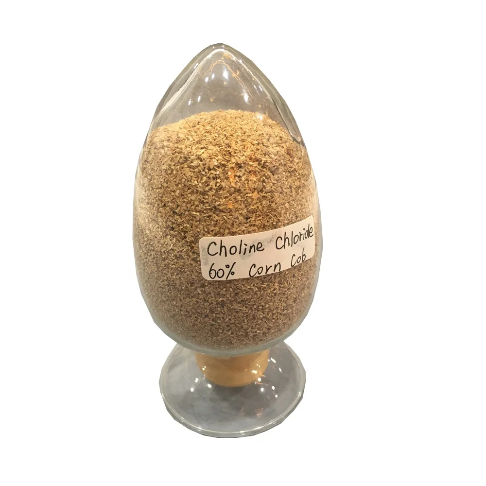 2024 New Product 60% Choline Chloride Corn Cob Poultry Feed Amino Acid Animal Feed Fish Pig Horse Cat Dog Variety Palm Packaging