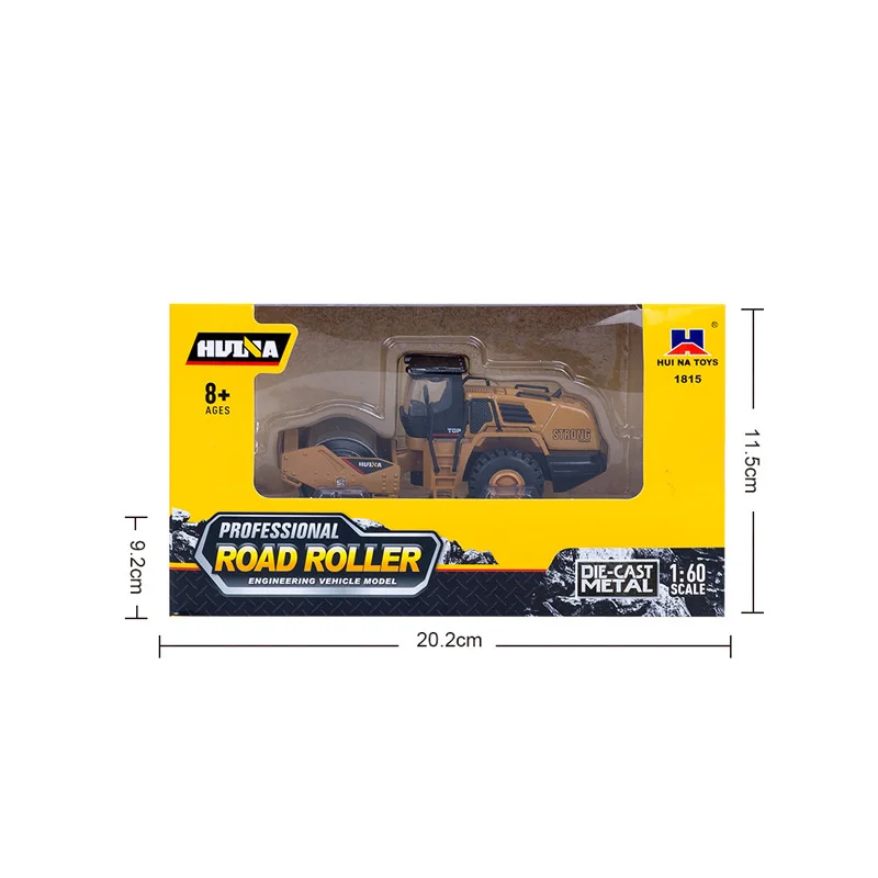 Luxury 1/60 diecast car metal for excavator metal huina hydraulic model car diecast for sale