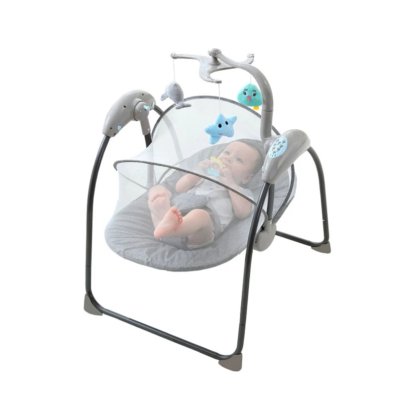 Babies Products Automatic Baby Rocking Chair, One Piece Remote Control Baby Rocking Chair, Toddler Travel Baby Rocker/