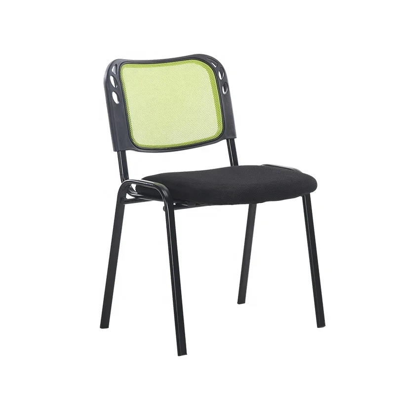 Wholesale Metal Frame Mesh Stackable Office Chair Stackable Visitor Training Staff Meeting Room Visitor Chair