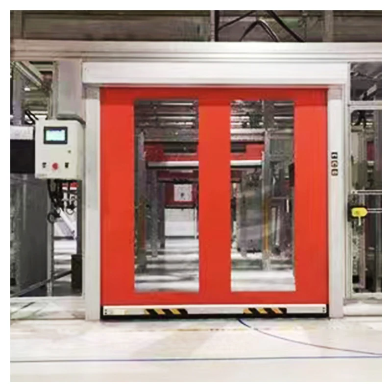 Industrial Electrical Resistance Food Process Automatic Sliding Door High Quality Roller Shutter Motor Plastic PVC Curtain